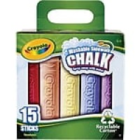 Crayola Sidewalk Chalk Bucket, 15/Pack