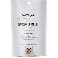 Well & Good Hairball Relief Soft Chew Cat Supplement, 60 CT