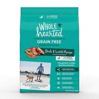 WholeHearted Grain Free All Life Stages Duck and Lentil Recipe Dry Dog Food, 25 lbs.
