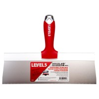 Level 5 12 in. Stainless Steel Taping Knife with Soft Grip