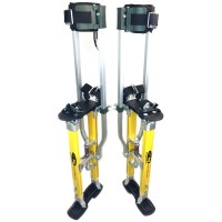 SurPro 18 in. to 30 in. Adjustable Height SP2 Quad Lock Dual Legs Support Magnesium Drywall Stilts